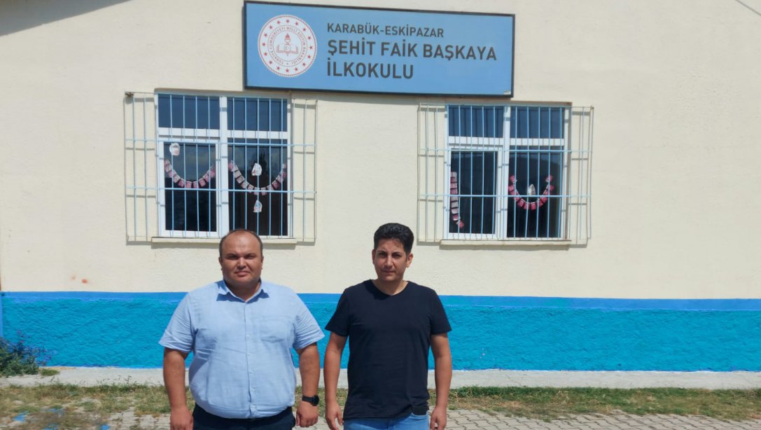 Şube Müdürü İbrahim Halil PARLAK ve Şube Müdürü Oğuz BÖLGE Okullarımızda İncelemelerde Bulundular.
