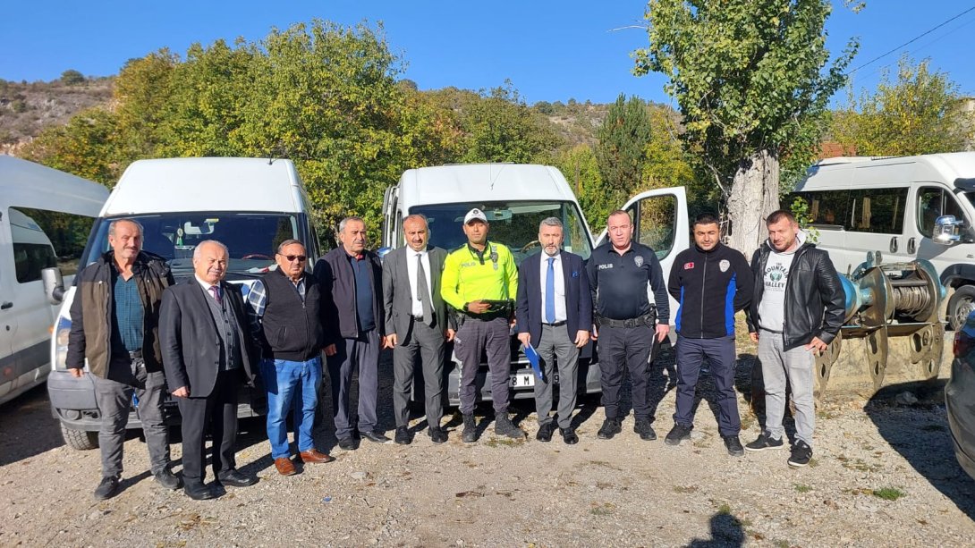 Taşımalı Okul Servis Araçları Genel Denetimleri Yapıldı.